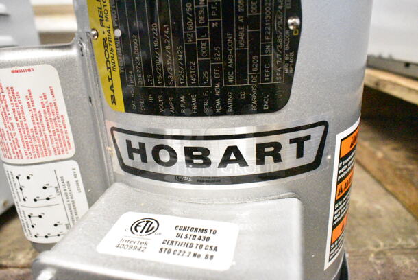 BRAND NEW SCRATCH AND DENT! Hobart FD4/75-3 Commercial Garbage Disposer with Short Upper Housing - 3/4 hp, 120/208-240 Volts. - Image 6 of 10