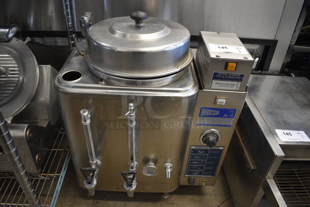 Cecilware FE-75 Stainless Steel Commercial Countertop Automatic Coffee Urn. 22x20x26