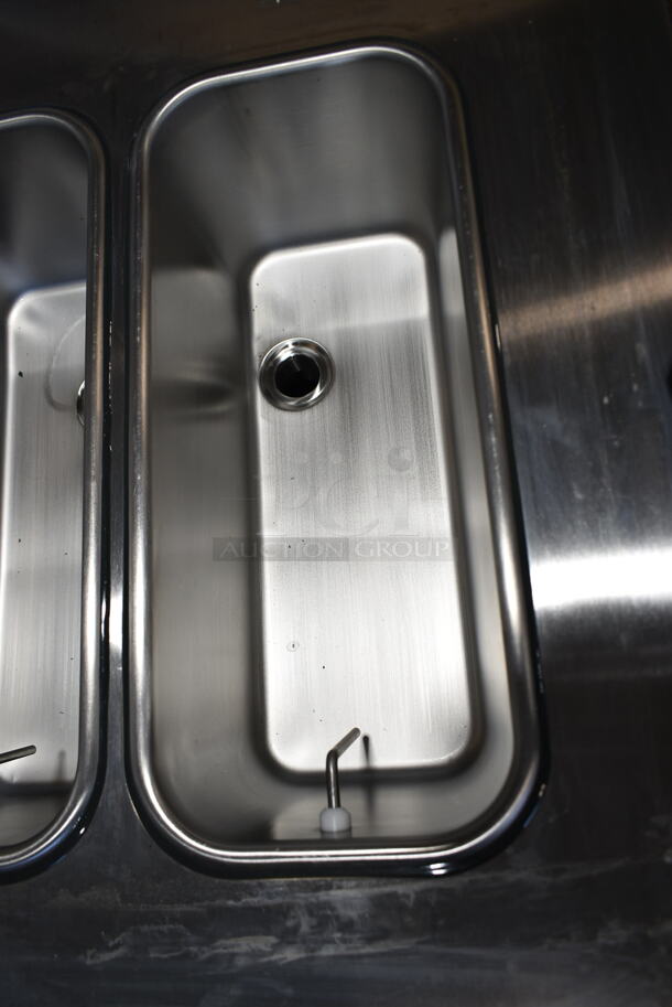 BRAND NEW! 2024 Stoelting F131-38I2-SAMS Stainless Steel Commercial Air Cooled Countertop 2 Flavor w/ Twist Soft Serve Ice Cream Machine. 208-240 Volts, 1 Phase. - Image 7 of 11