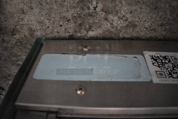 Vendo Stainless Steel Commercial Countertop Warming Merchandiser Display Case. 115 Volts, 1 Phase. 35x20x28. Tested and Working! - Image 5 of 6