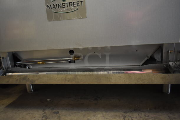 BRAND NEW SCRATCH AND DENT! 2023 Mainstreet 541E60N Stainless Steel Commercial Natural Gas Powered 10 Burner Range w/ 2 Ovens, Over Shelf and Back Splash. Stock Picture Used For Gallery. 360,000 BTU. - Image 9 of 12
