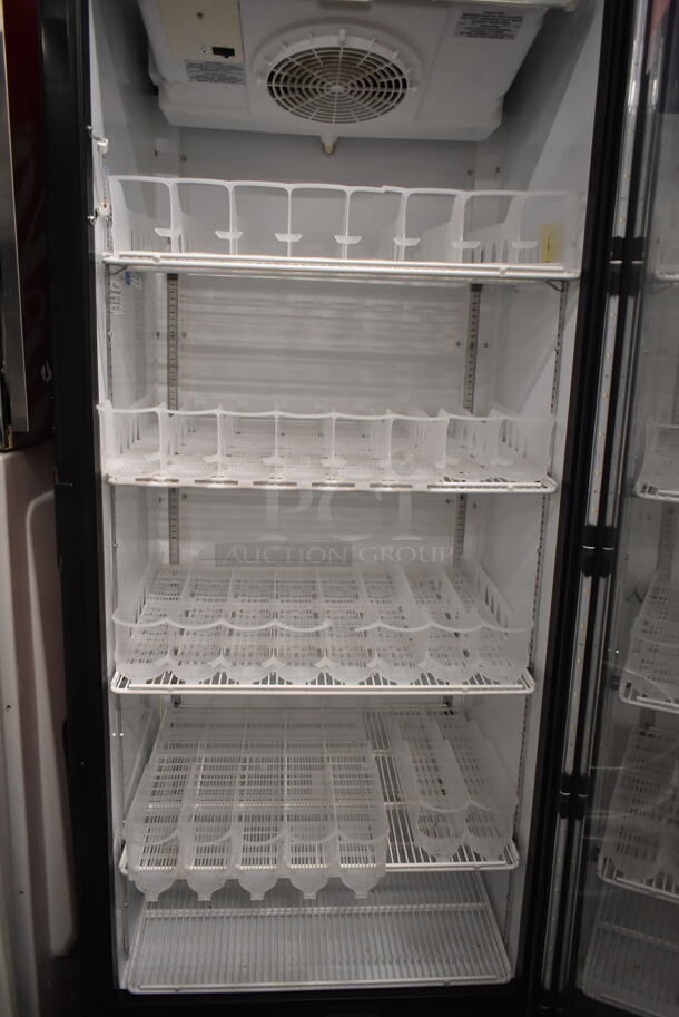 Imbera G319 CO2 Metal Commercial Single Door Reach In Cooler Merchandiser w/ Poly Coated Racks. 115 Volts, 1 Phase. Tested and Powers On But Does Not Get Cold - Image 3 of 6