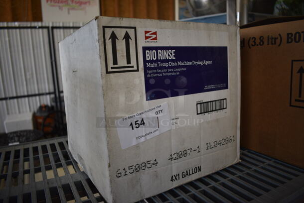Box of 4 BRAND NEW Swisher Biorinse Multi Temp Dish Machine Drying Agent. 6x6x12 - Image 3 of 3