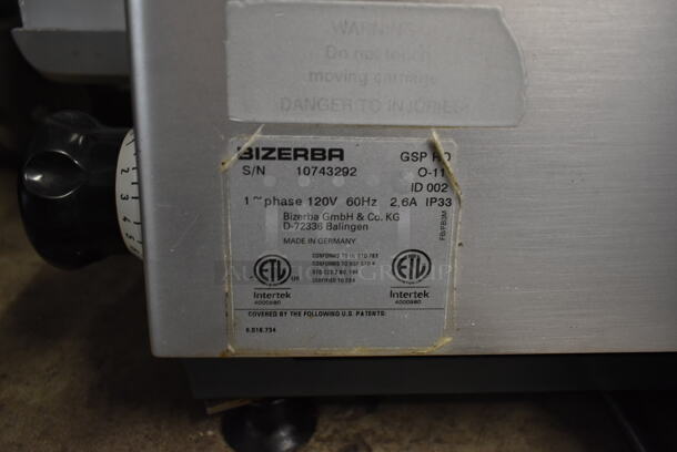 2011 Bizerba GSP HD Stainless Steel Commercial Countertop Automatic Meat Slicer. 120 Volts, 1 Phase. Tested and Working! - Image 7 of 9