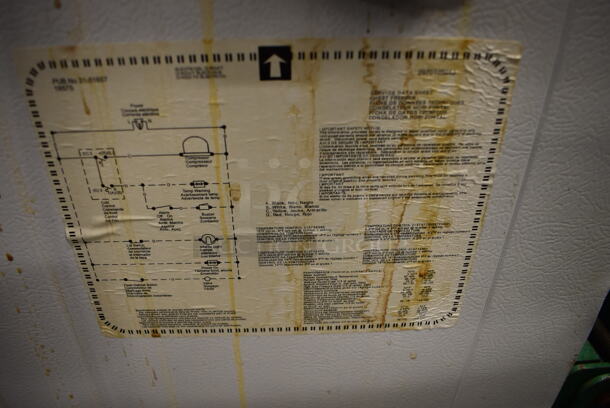 Metal Chest Freezer. 73x29x35.5. Tested and Working! - Image 5 of 6