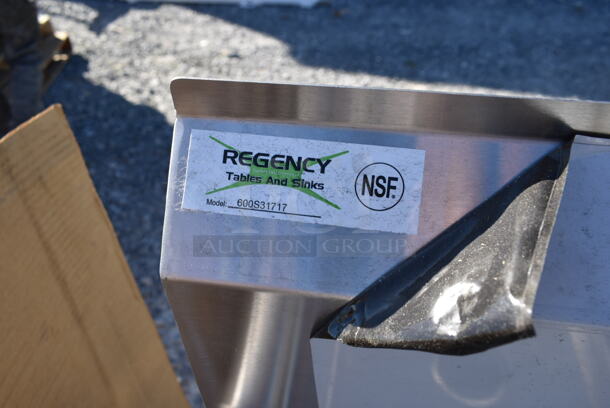 BRAND NEW SCRATCH AND DENT! Regency 600S31717 Stainless Steel Commercial 3 Bay Sink. Bays 17x17 - Image 5 of 6