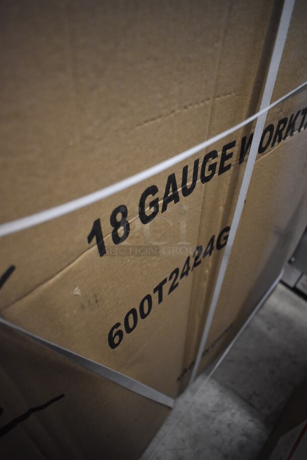 BRAND NEW SCRATCH AND DENT! Regency 600T2424G Stainless Steel Table - Image 4 of 5