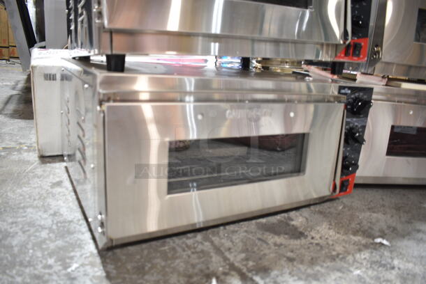 2024 Crosson CPO-160 Stainless Steel Commercial Countertop Electric Powered Pizza Oven w/ Broken Cooking Stone. 120 Volts, 1 Phase. Tested and Working! - Image 3 of 7