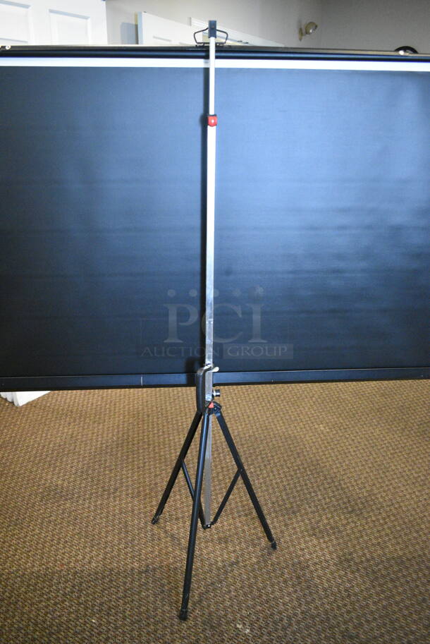Da-Lite Pull Down Projector Screen on Tripod. (secondary dining room) - Image 4 of 4