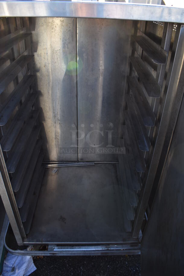 Stainless Steel Commercial Enclosed Pan Rack on Commercial Casters. 33x32x55 - Image 4 of 4
