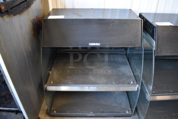 Metal Commercial Countertop Heated 2 Tier Display Case Merchandiser. 26x21x28.5. Cannot Test Due To Plug Style - Image 1 of 5