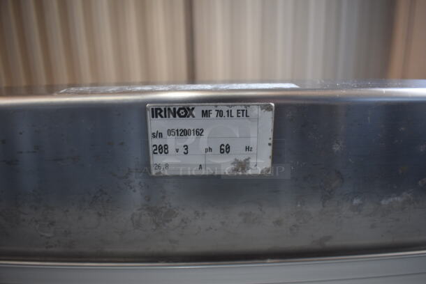 Irinox MF 70.1 L ETL Stainless Steel Commercial Floor Style Blast Chiller w/ Probe on Commercial Casters. 208 Volts, 3 Phase. 34x41x79 - Image 8 of 9
