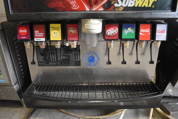 Manitowoc Model SY0604A Stainless Steel Commercial Ice Machine Head on Stainless Steel Commercial 8 Flavor Carbonated Beverage Machine. 208-230 Volts, 1 Phase. 30.5x31x58 - Image 5 of 6