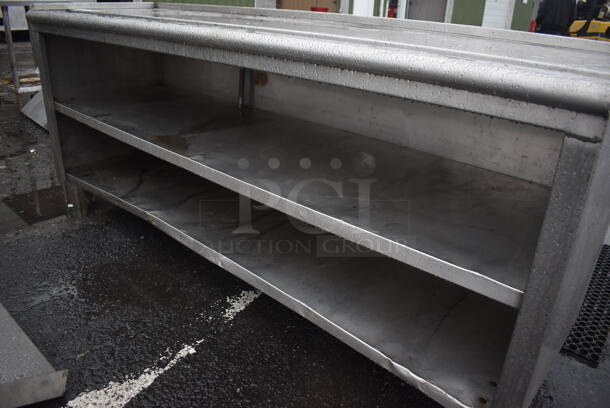 Stainless Steel Commercial Soda Station w/ 2 Under Shelves. 84x25x37 - Image 3 of 4
