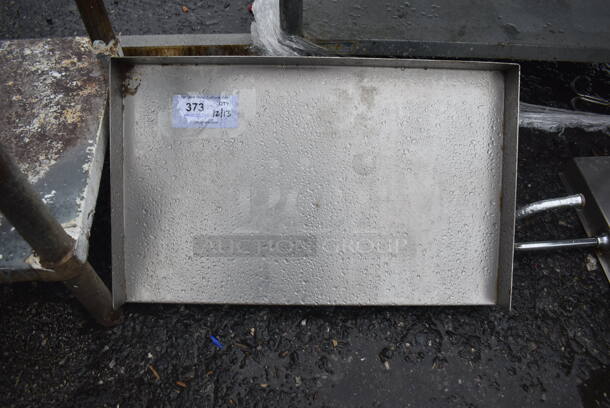 Stainless Steel Commercial Wall Mount Shelf w/ Brackets. 24x16x16 - Image 1 of 3