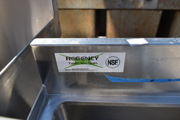 BRAND NEW SCRATCH AND DENT! Regency 600IB1824CP Stainless Steel Commercial Ice Bin w/ Cold Plate. - Image 5 of 5