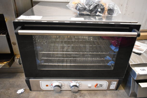 BRAND NEW SCRATCH AND DENT! Cooking Performance Group CPG 351COHT3A Stainless Steel Electric Thermostatic Countertop 3 Tray Half Size Convection Oven with Steam Injection. 110 Volts, 1 Phase. Tested and Working! - Image 4 of 6