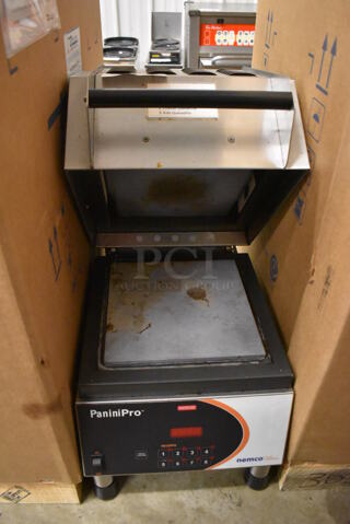 2019 Nemco 6900-208-C1 Stainless Steel Commercial Countertop Electric Powered Panini Press. 208 Volts, 1 Phase. 14.5x29x23