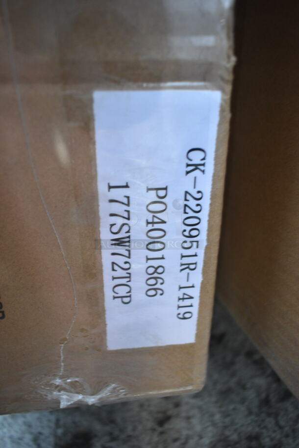 2 BRAND NEW IN BOX! Avantco 177SW72TCP Stainless Steel Commercial 72" High Wattage Strip Warmer with Toggle Controls. 120 Volts, 1 Phase. 2 Times Your Bid! - Image 4 of 5