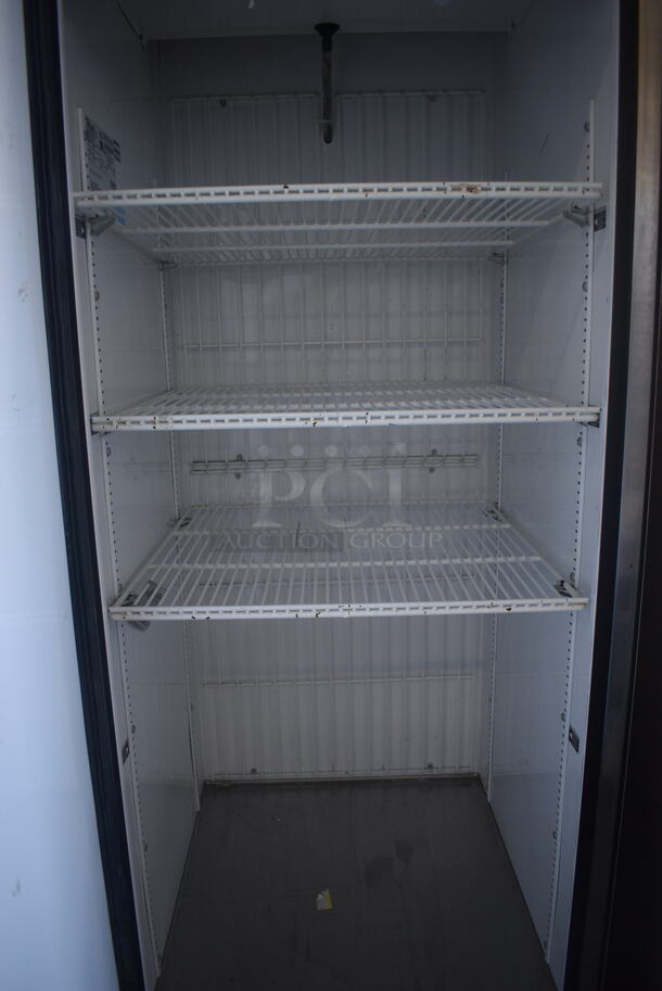 2013 True T-23F 1 Door Stainless Steel Reach in Freezer w/ Poly Coated Racks on Commercial Casters. 115 Volt, 1 Phase. Tested and Working! - Image 3 of 5