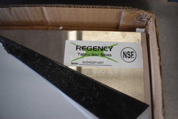 BRAND NEW IN BOX! Regency Stainless Steel Side Splash Guard. 14x10 - Image 2 of 3