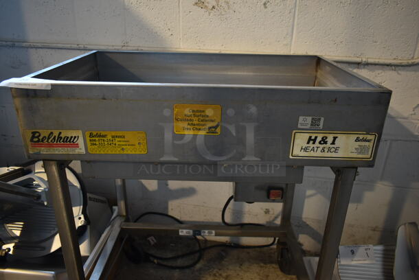 Belshaw H&I Metal Commercial Heat and Ice Table on Commercial Casters. - Image 3 of 5