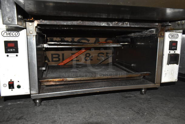2018 Nieco JF63-2G Stainless Steel Commercial Countertop Natural Gas Powered BroilVection Conveyor Charbroiled Burger Grill. - Image 5 of 7