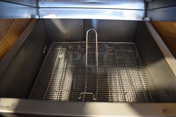 IN ORIGINAL BOX! Carnival King 382DFC1800 Stainless Steel Commercial Countertop Electric Powered Funnel Cake Fryer. 120 Volts, 1 Phase. 19x25x15 - Image 4 of 7