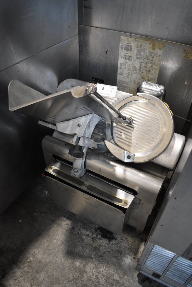 Globe Model 775L Stainless Steel Commercial Countertop Automatic Meat Slicer w/ Sharpening Blade. 115 Volts, 1 Phase. 26x27x32. Tested and Working! - Image 2 of 9