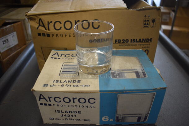 112 BRAND NEW IN BOX! Arcoroc Professional Islande J4241 6.75 oz Rocks Glasses. 2.75x2.75x3.25. 112 Times Your Bid!