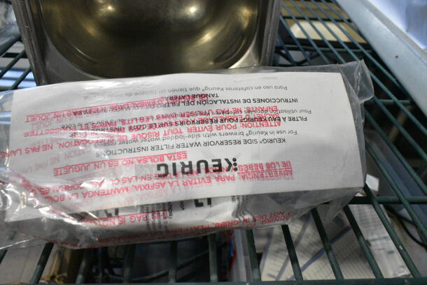 ALL ONE MONEY! Lot of 11 Various Items Including 6 Stainless Steel Drop In Bins, Butcher Paper Roll w Holder, 2 Grill Press. - Image 5 of 10