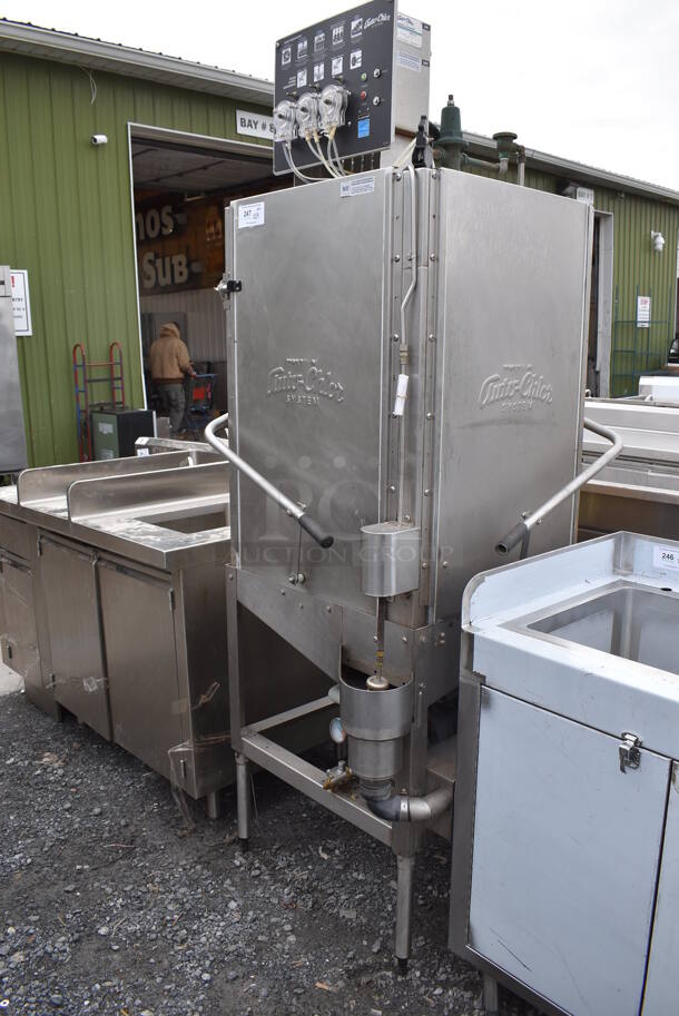 Auto-Chlor ENERGY STAR Stainless Steel Commercial Corner Pass Through Dishwasher. 115 Volts, 1 Phase. 31x32x87 - Image 2 of 10