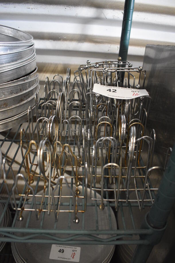 16 Metal Countertop Condiment Holders. 4.5x3x5. 16 Times Your Bid! - Image 3 of 3
