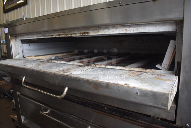 Montague 25P-2 Hearth Bake Legend Double Deck Natural Gas Powered Pizza Ovens with Stones. 2 Times Your Bid. - Image 4 of 11