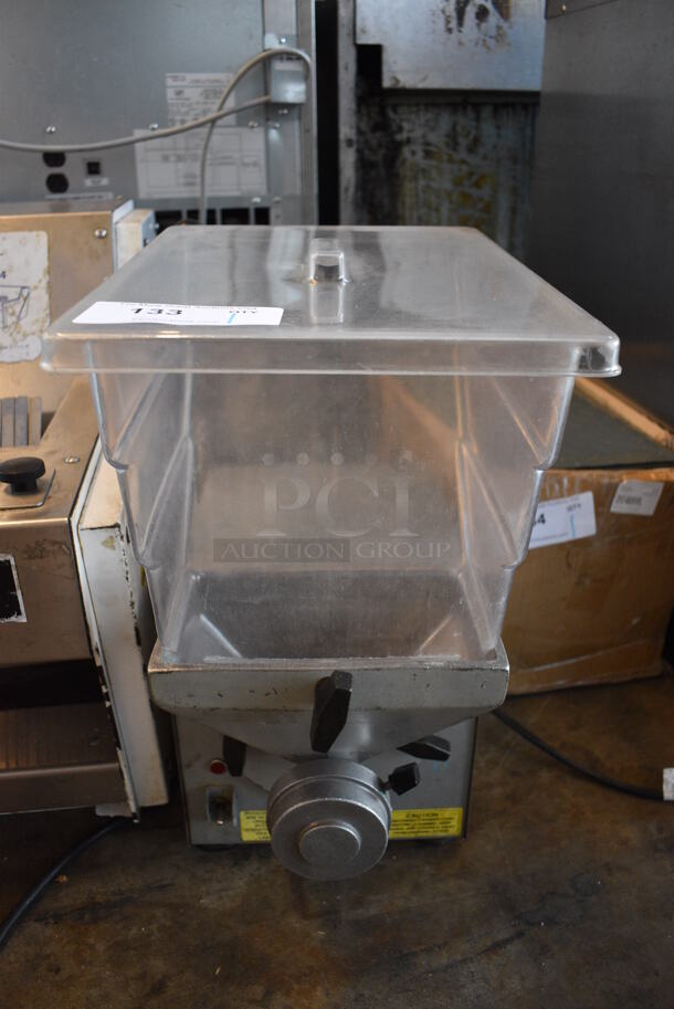 Olde Tyme Model PN1 Stainless Steel Commercial Countertop Nut Grinder. 115 Volts, 1 Phase. 11x21x21. Tested and Working! - Image 3 of 6