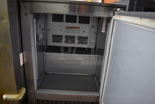 Beverage Air Model UCR20Y-23 Stainless Steel Commercial Single Door Undercounter Cooler on Commercial Casters. 115 Volts, 1 Phase. 20x22x28. Tested and Working! - Image 4 of 5