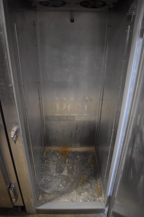 Continental 1FE Stainless Steel Commercial Single Door Reach In Freezer. 115 Volts, 1 Phase. 28.5x36x77.5. Tested and Working! - Image 4 of 5