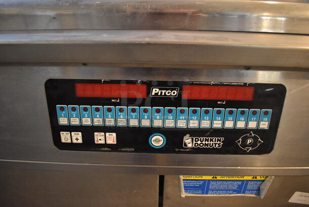 Pitco Frialator 24RUFMMS Stainless Steel Commercial Natural Gas Powered Donut Fryer. 72,000 BTU. 29x43x56 - Image 6 of 9