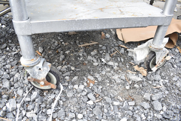 Stainless Steel Equipment Stand w/ Under Shelf on Commercial Casters.  - Image 4 of 4