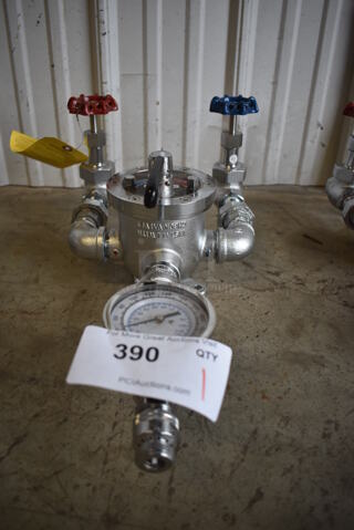 BRAND NEW! Leonard Thermostatic TM Metal Steam and Water Mixing Valve. 10x19x8
