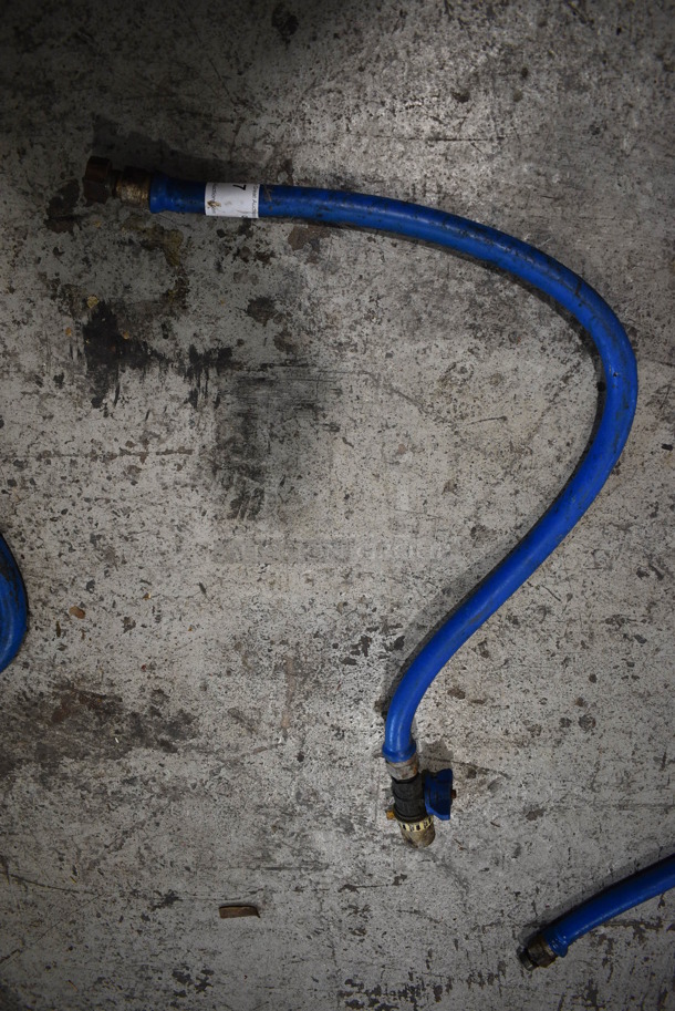 Blue Gas Hose. 45" - Image 1 of 3