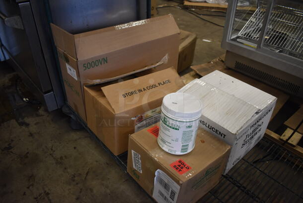 ALL ONE MONEY! Lot of Napkin Bundles, Sprinkles, Straws and Stera Sheen Sanitizer & Cleaner - Image 7 of 7