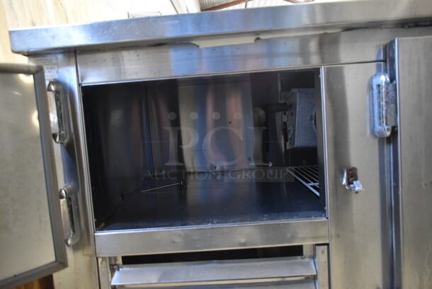 Stainless Steel Commercial 3 Door Undercounter Cooler. Tested and Powers On But Does Not Get Cold
 - Image 4 of 6