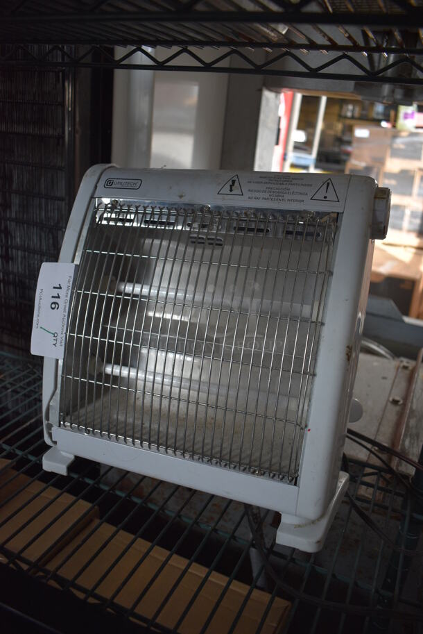 Utilitech White Metal Heater. 13x7x13 - Image 3 of 3