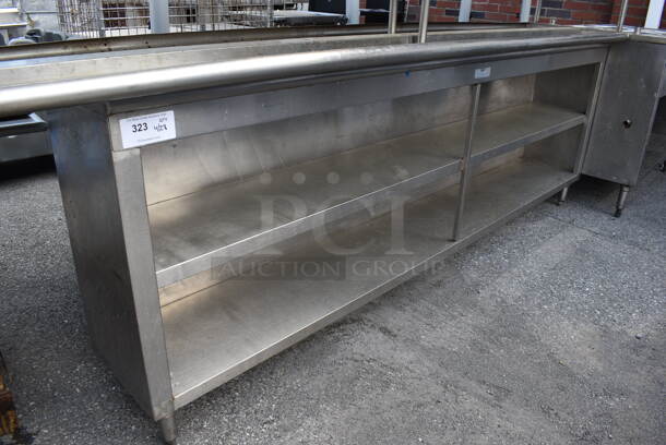Stainless Steel Counter w/ 2 Under Shelves. - Image 1 of 3