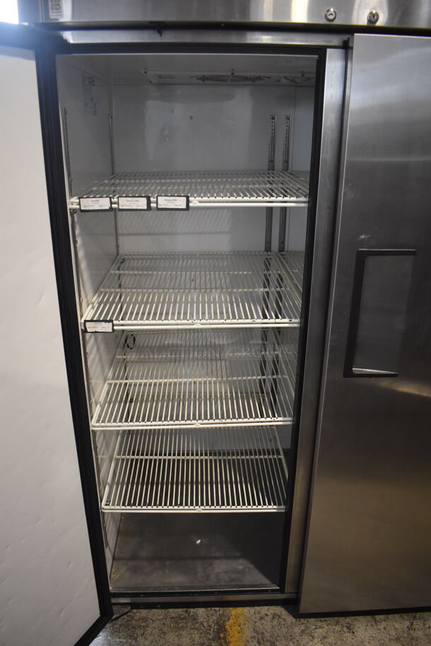 True TG2R-2S Commercial Stainless Steel Reach In Two-Section Cooler With Polycoated Racks on Commercial Casters. 115V/1 Phase. Tested And Working - Image 4 of 7