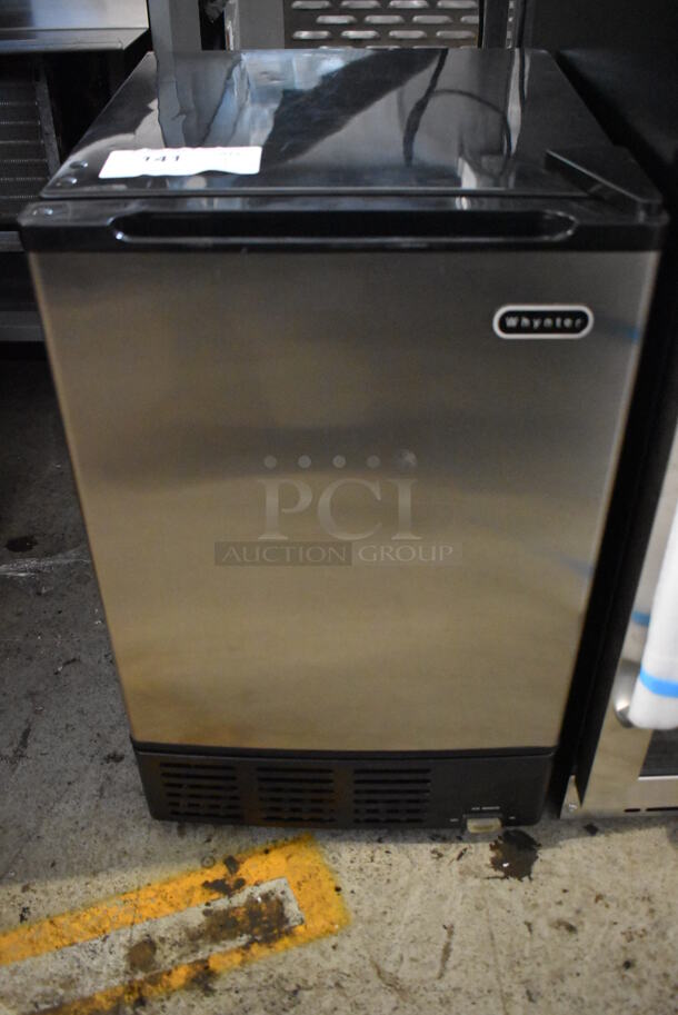 BRAND NEW SCRATCH AND DENT! 2020 Whynter UIM-155a Stainless Steel Commercial Self Contained Ice Machine. 115 Volts, 1 Phase. Tested and Working!