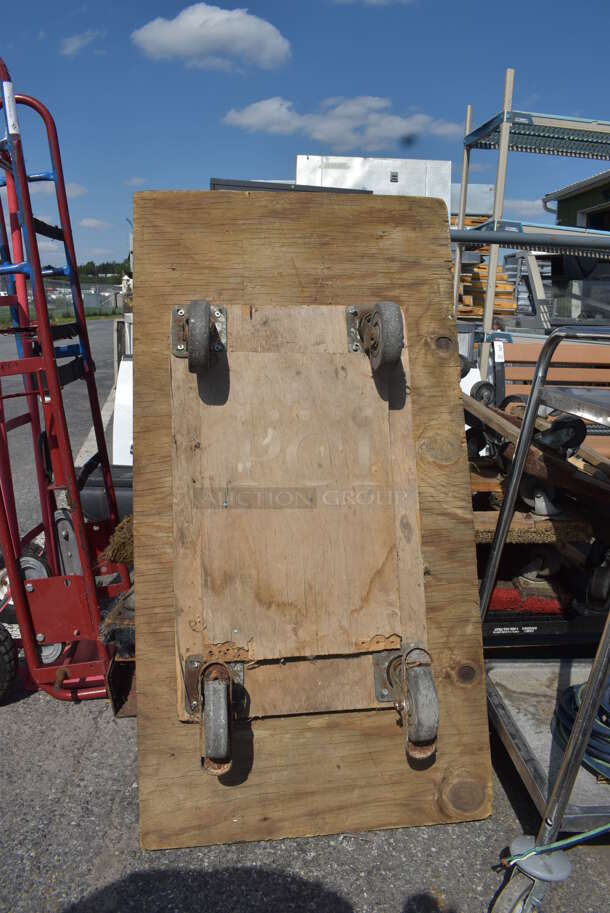 2 Items; Flat Furniture Dolly and Yellow Tripod. Includes 25.5x49x9. 2 Times Your Bid! - Image 5 of 5