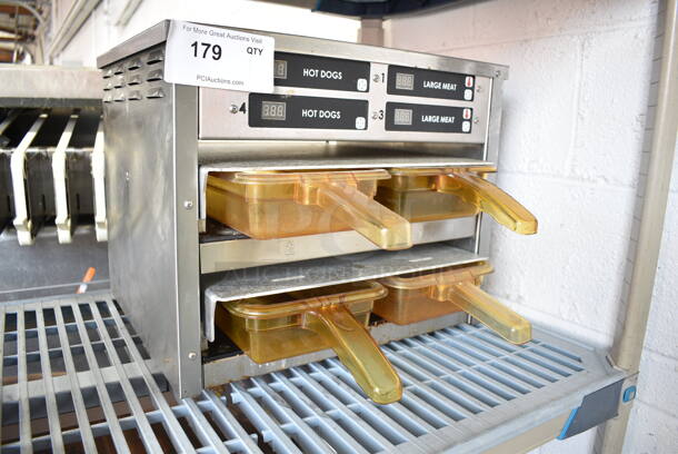 Carter Hoffmann MCHLM223 Stainless Steel Commercial Countertop Dedicated Holding Bin. 120 Volts, 1 Phase. Tested and Working! - Image 2 of 5