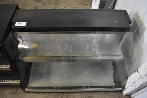 Hatco Model GRCD-3PD Metal Commercial Countertop 2 Tier Heated Display Case Merchandiser. 120 Volts, 1 Phase. 46x26x29. Tested and Working!